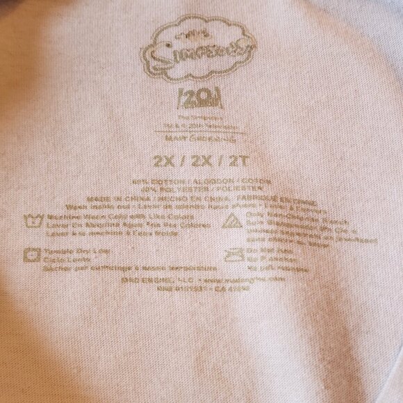20th Century The Simpson’s Overachiever Tee-shirt Rounded Collar - Picture 6 of 6